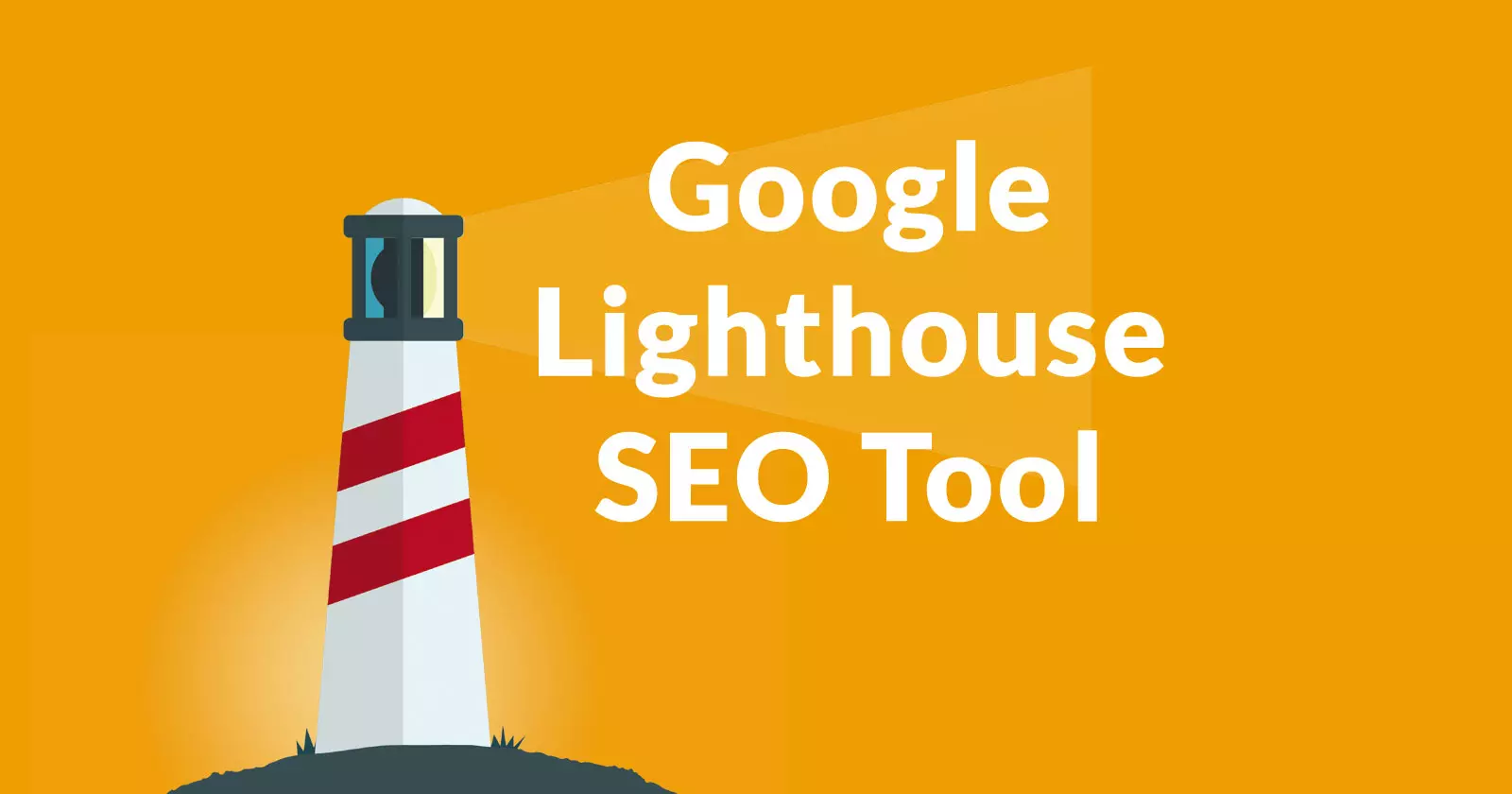 A lighthouse showing Google's lighthouse SEO tool